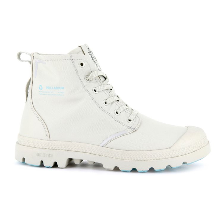 Palladium Pampa Lite+ Recycle WP+ Men\'s Boots Cream | UK I892-NQK